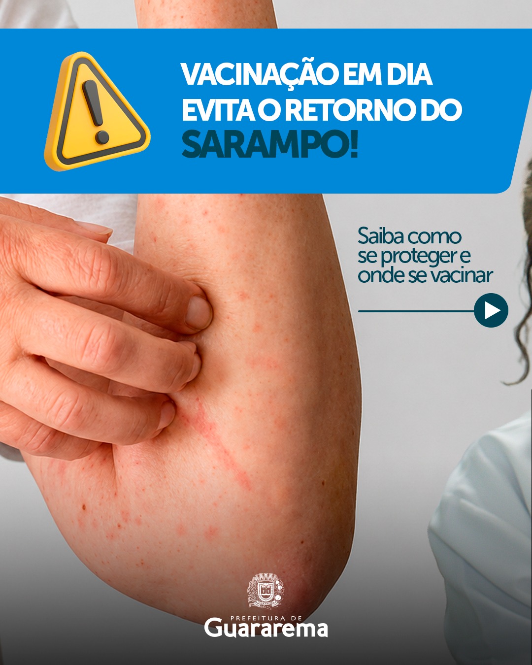 Postagem feita no Instagram da Prefeitura