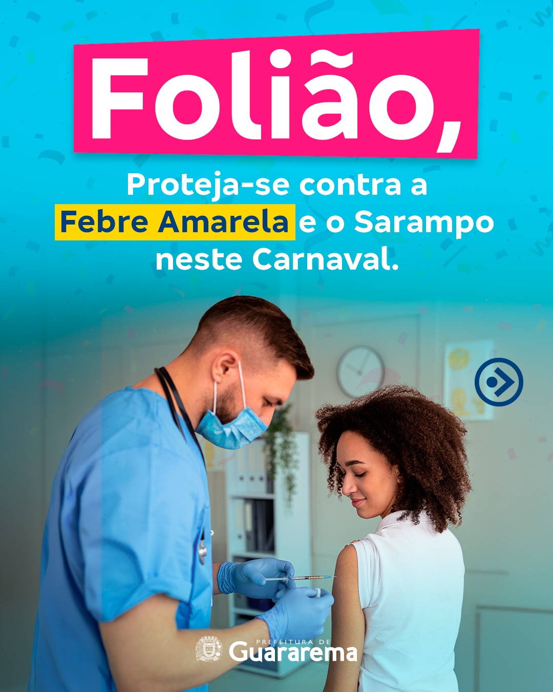 Postagem feita no Instagram da Prefeitura