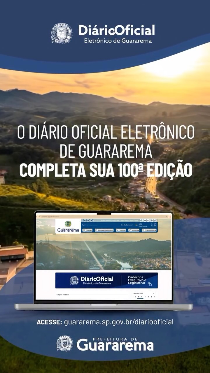 Postagem feita no Instagram da Prefeitura