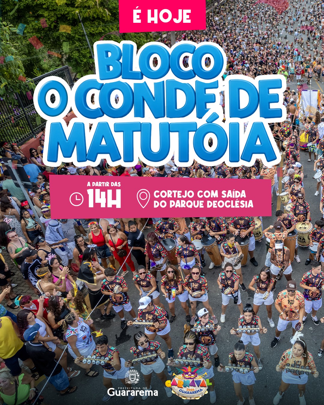 Postagem feita no Instagram da Prefeitura