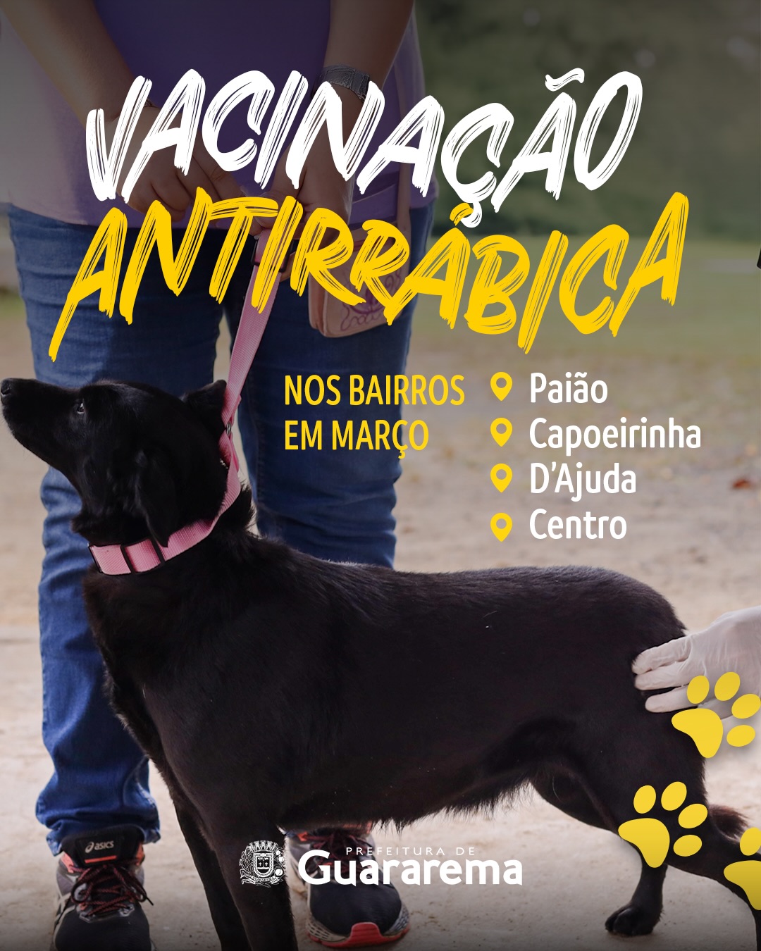 Postagem feita no Instagram da Prefeitura