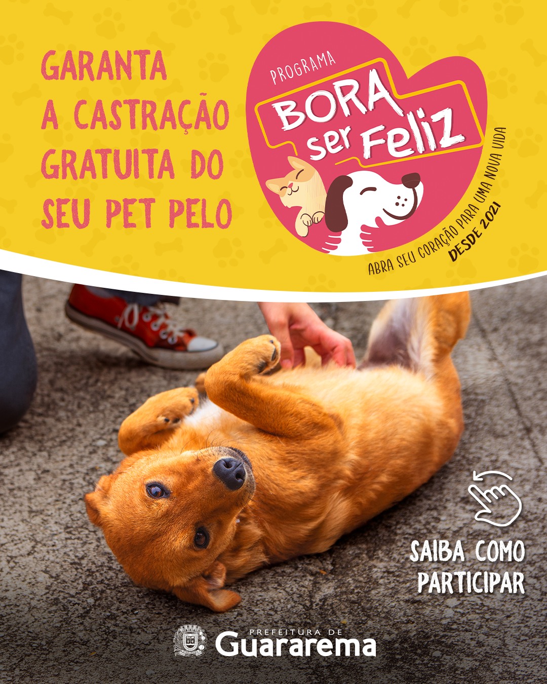 Postagem feita no Instagram da Prefeitura