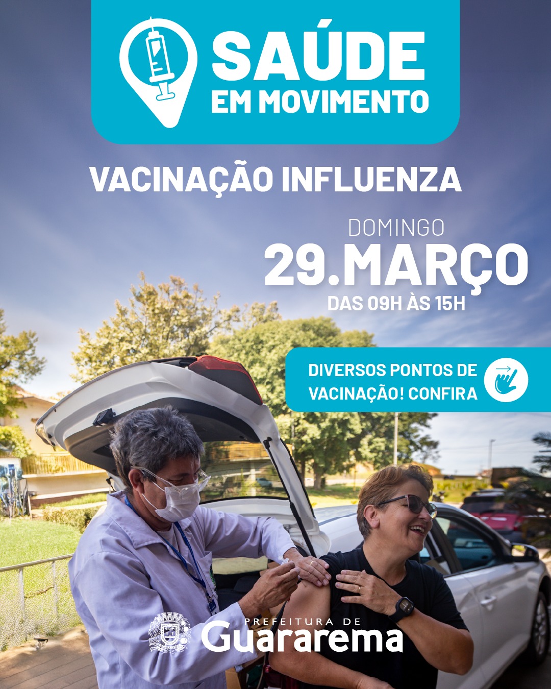 Postagem feita no Instagram da Prefeitura