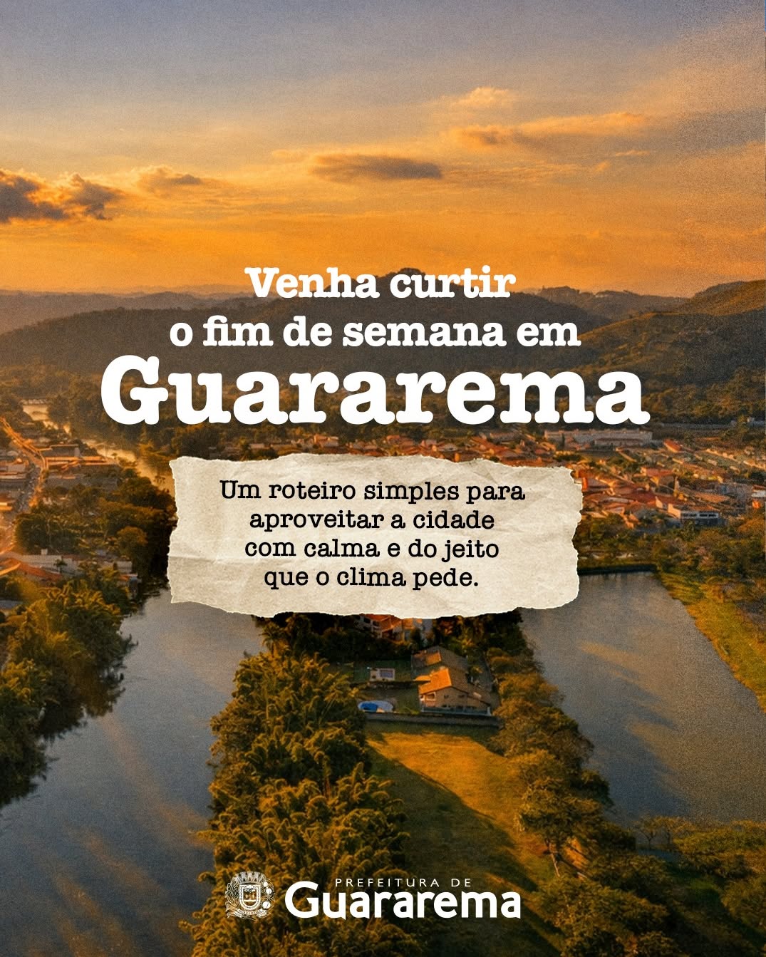 Postagem feita no Instagram da Prefeitura