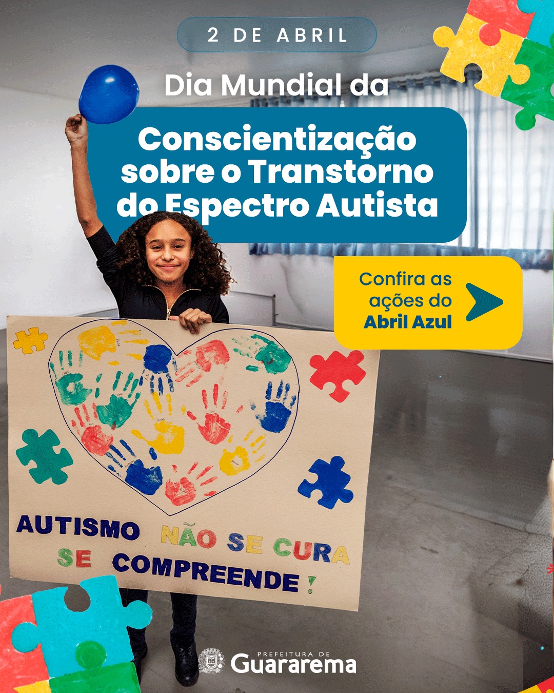 Postagem feita no Instagram da Prefeitura