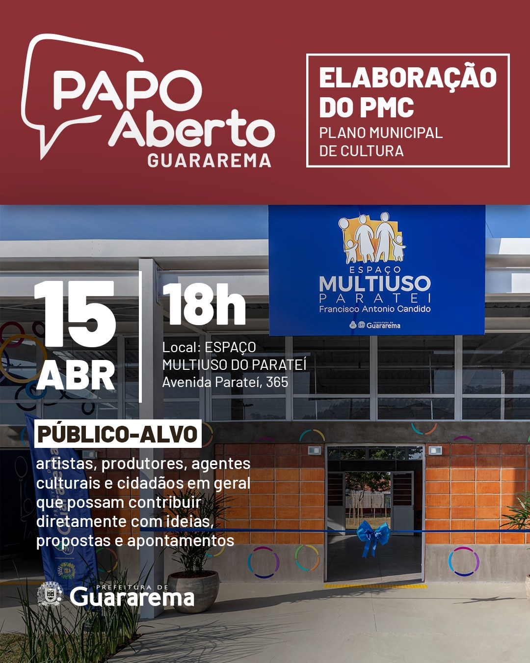 Postagem feita no Instagram da Prefeitura