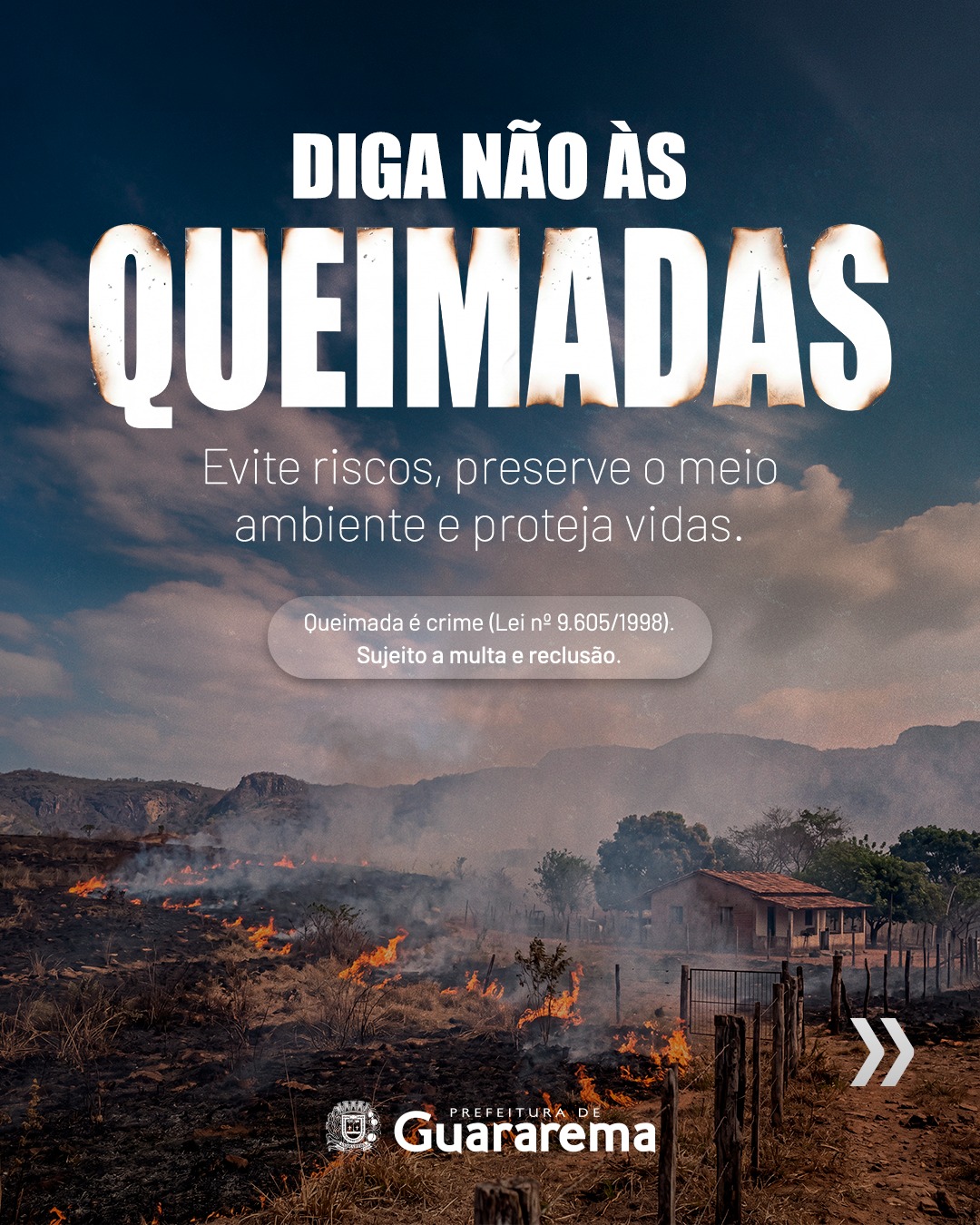 Postagem feita no Instagram da Prefeitura