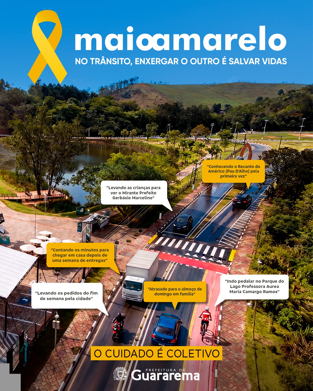 Postagem feita no Instagram da Prefeitura
