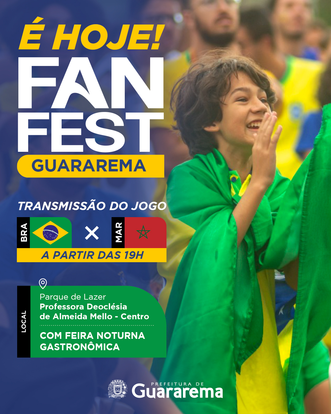 Postagem feita no Instagram da Prefeitura