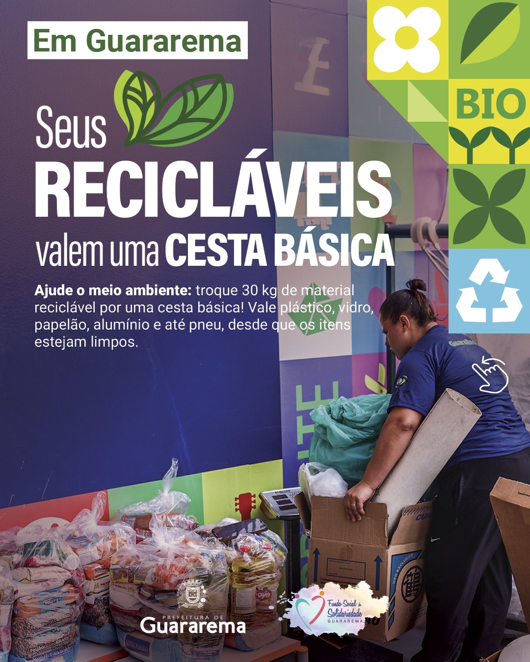 Postagem feita no Instagram da Prefeitura