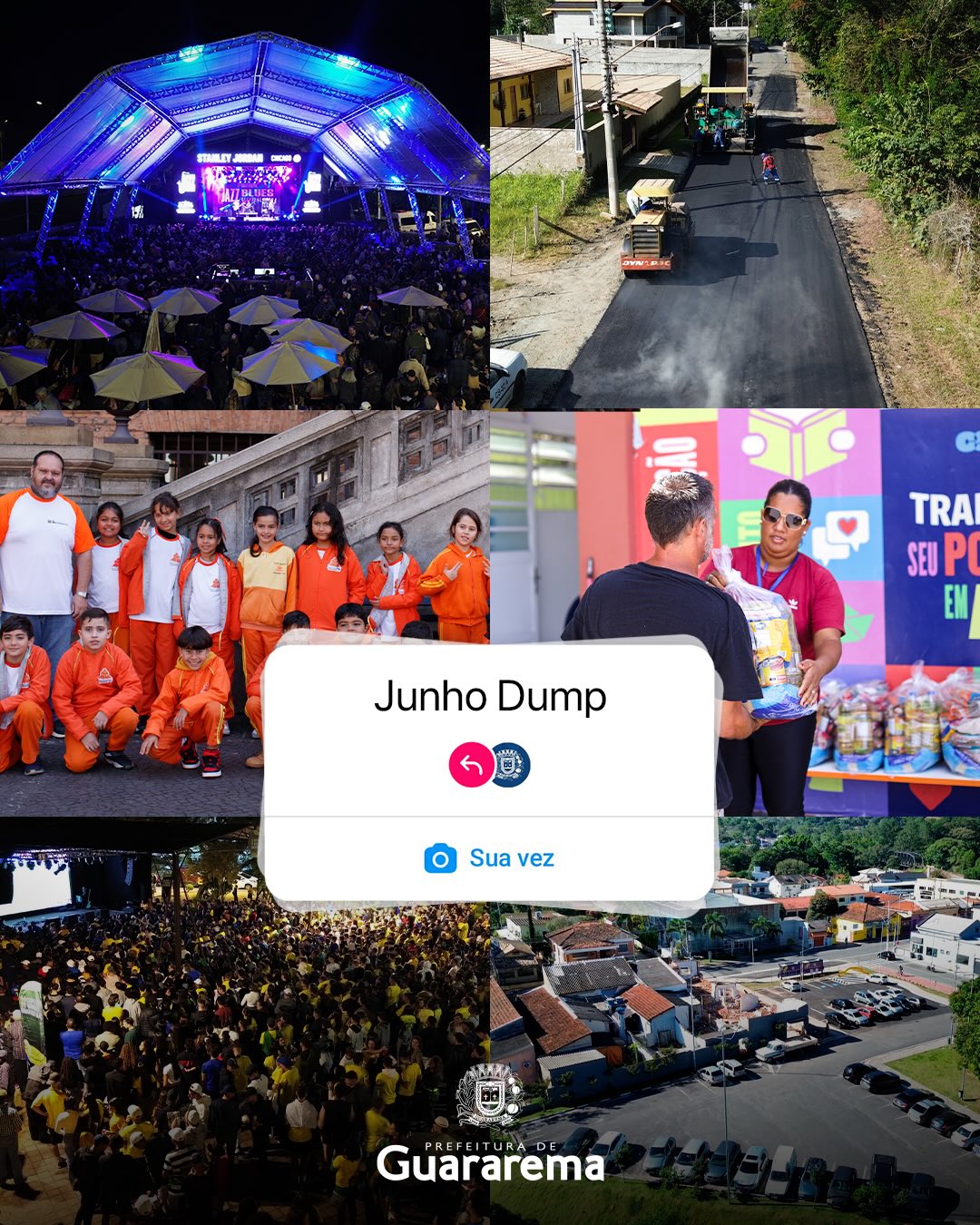 Postagem feita no Instagram da Prefeitura