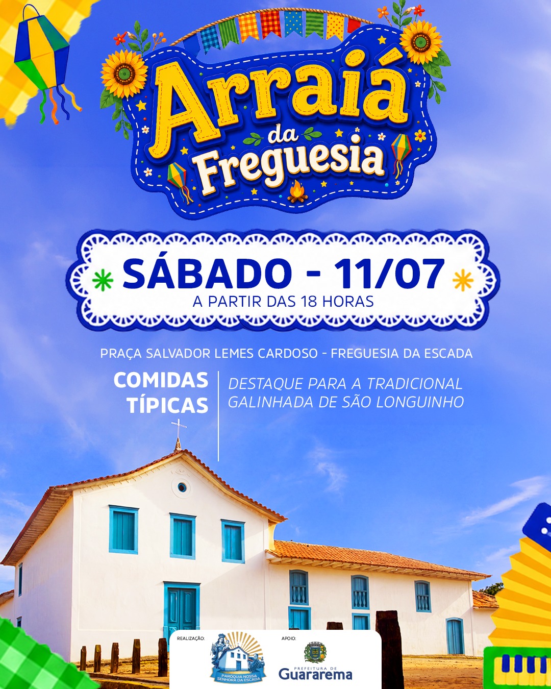 Postagem feita no Instagram da Prefeitura