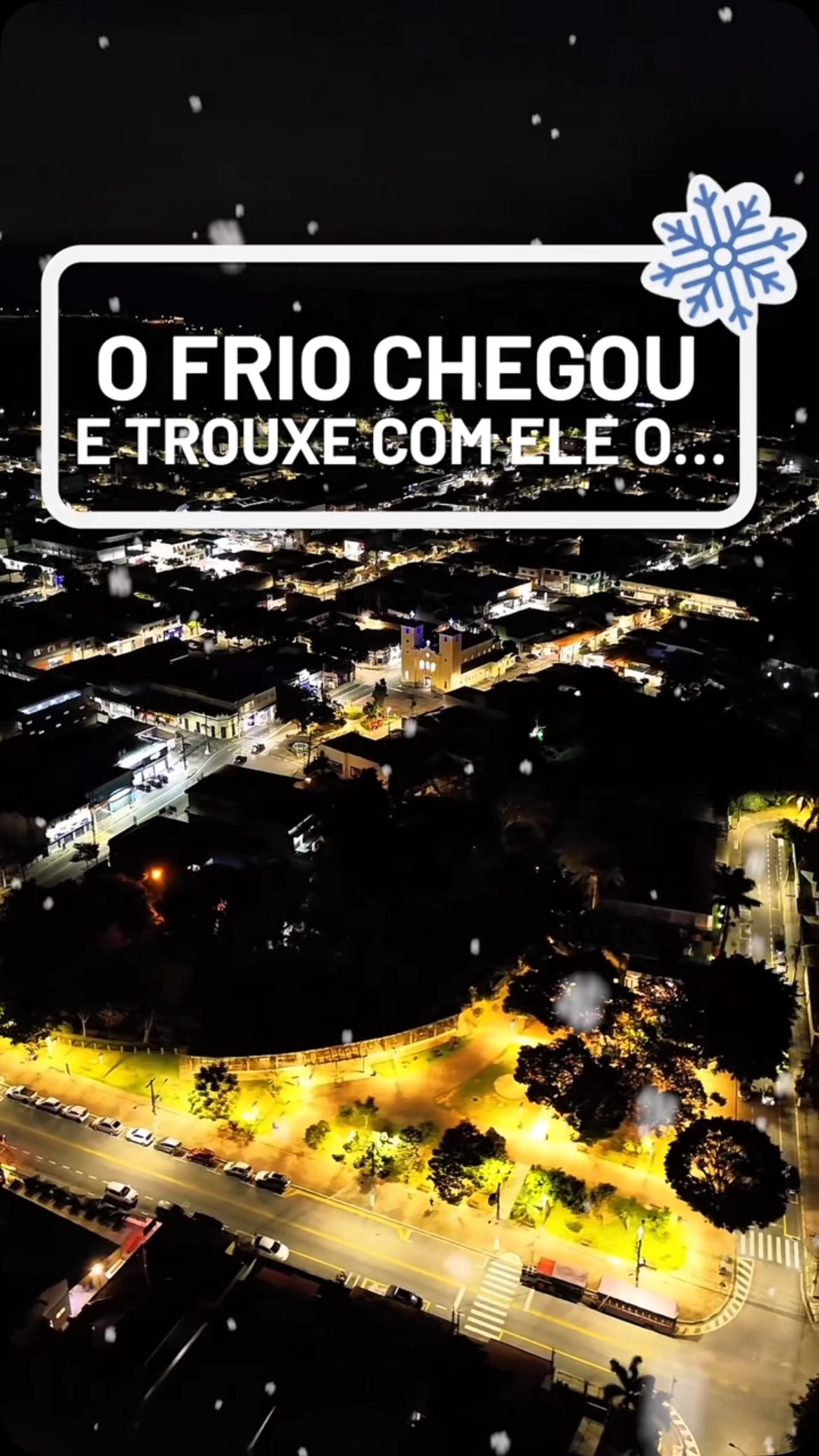 Postagem feita no Instagram da Prefeitura