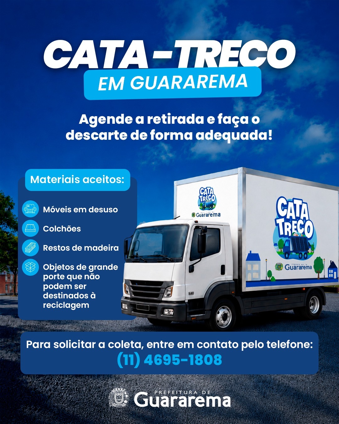 Postagem feita no Instagram da Prefeitura