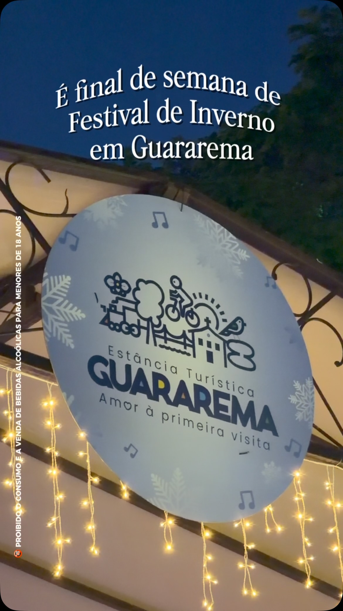 Postagem feita no Instagram da Prefeitura