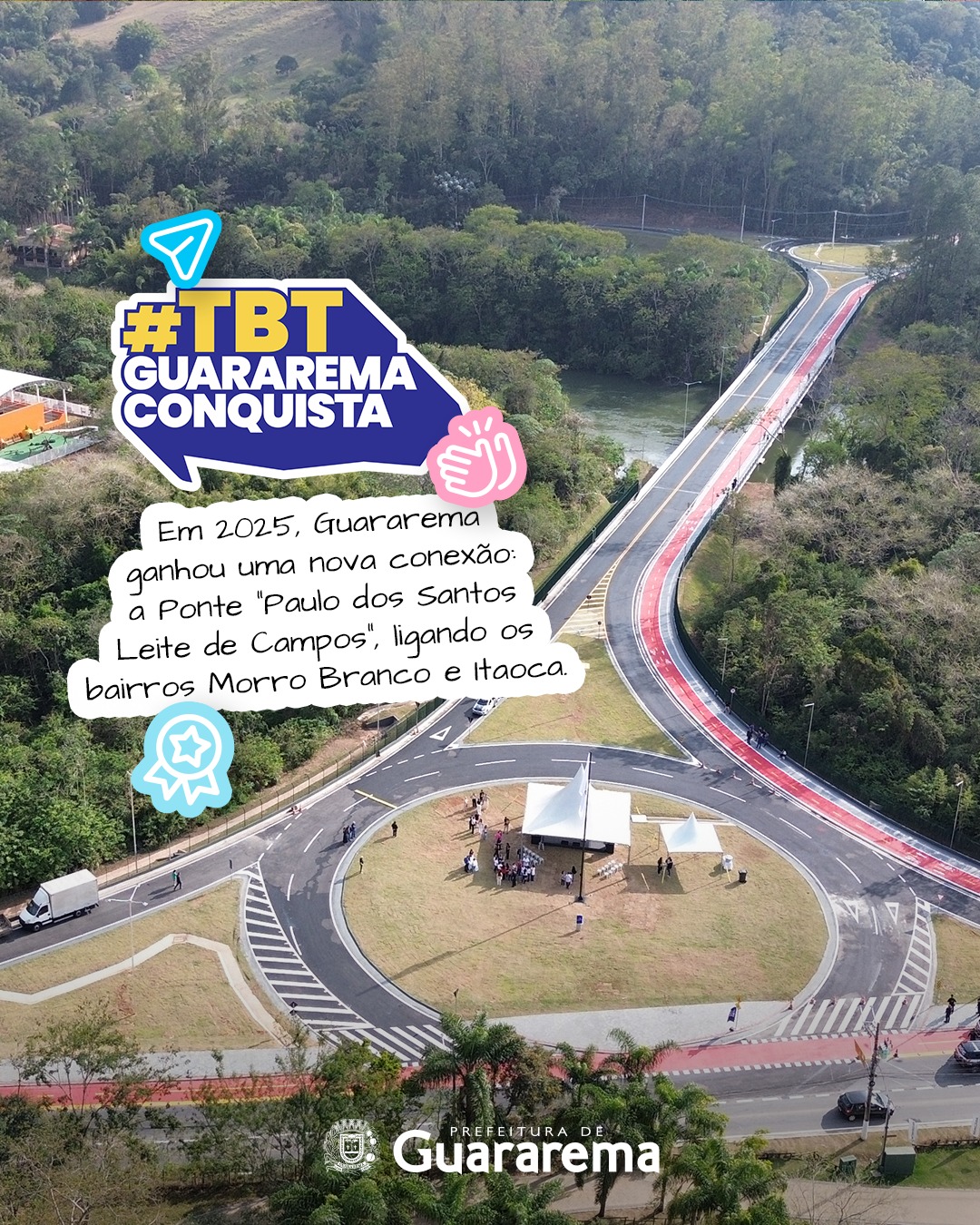 Postagem feita no Instagram da Prefeitura