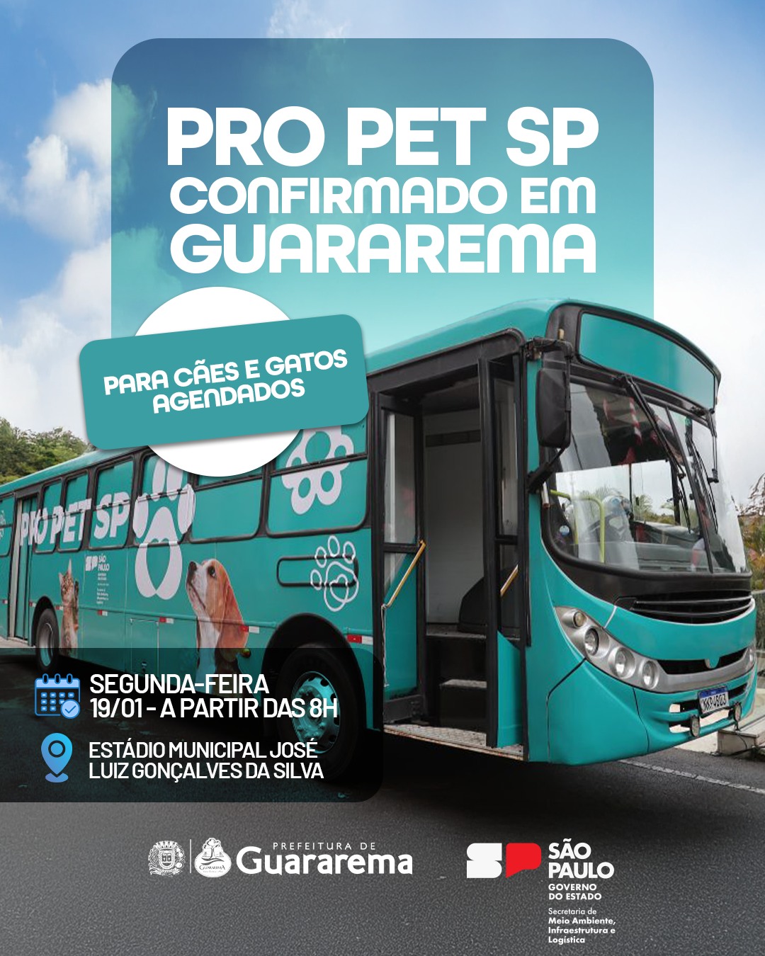 Postagem feita no Instagram da Prefeitura