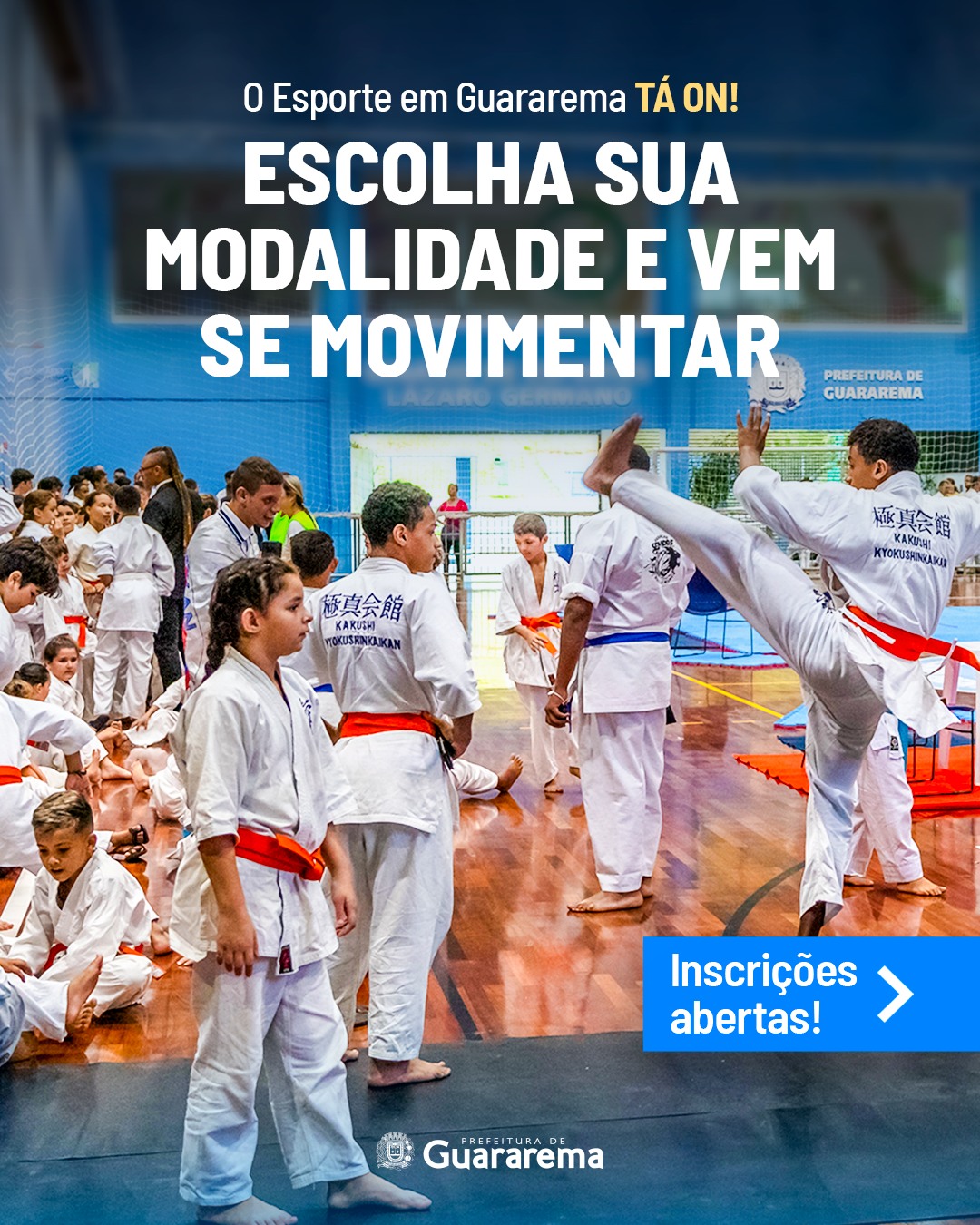 Postagem feita no Instagram da Prefeitura